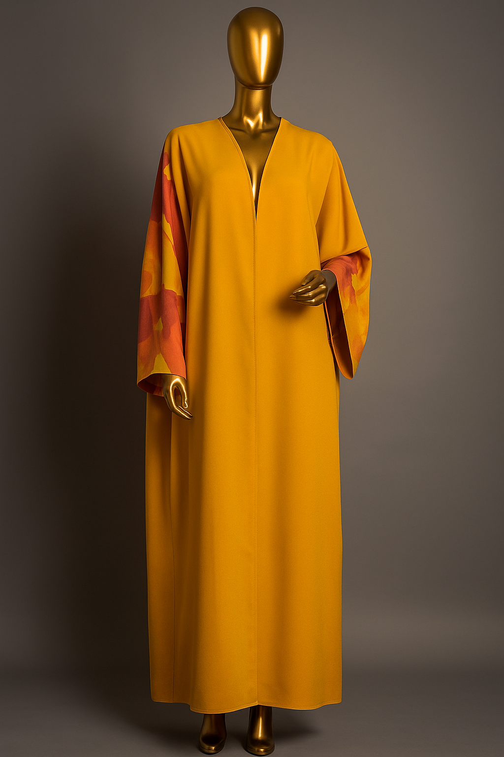 The Orange Aura Abaya