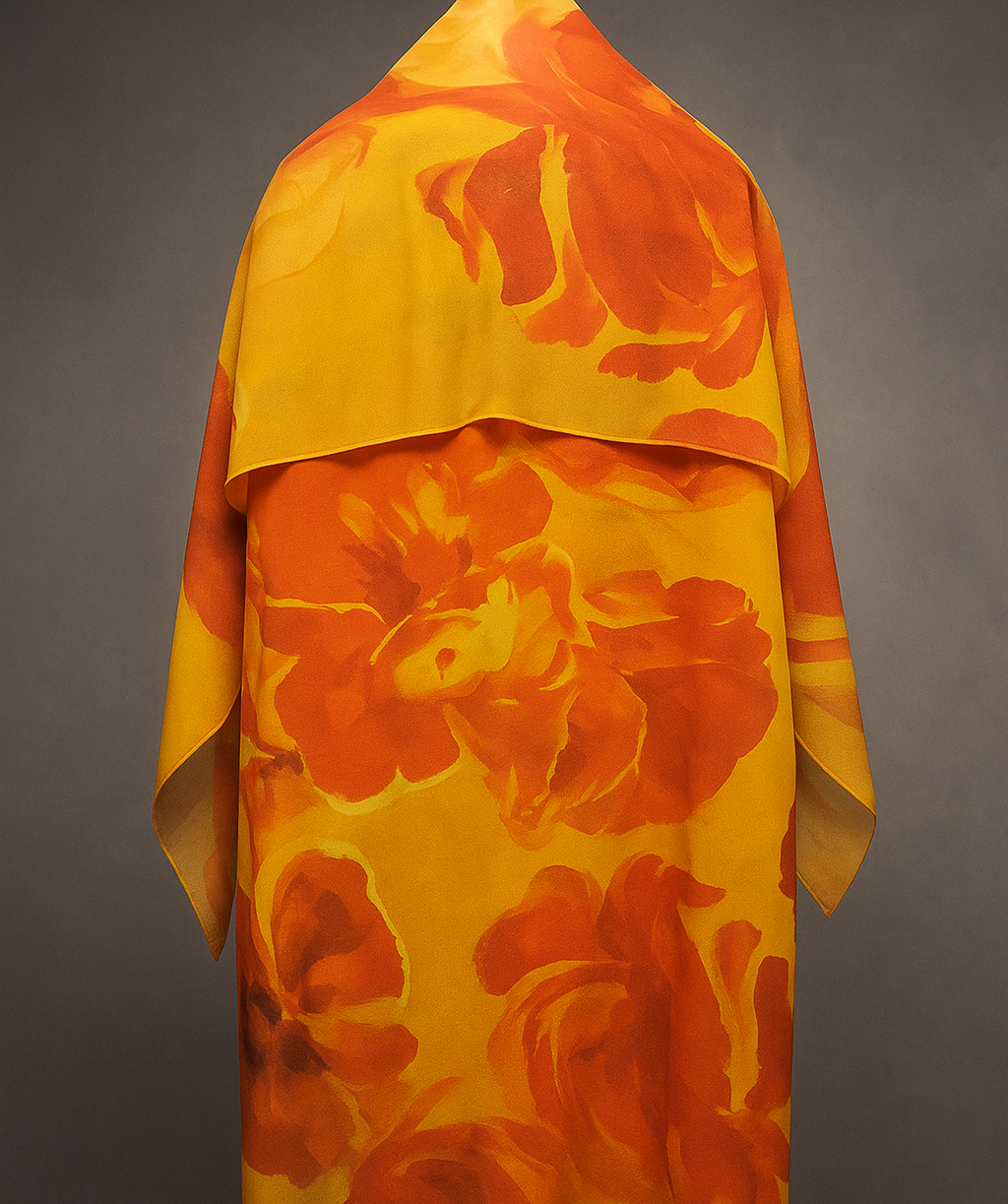 The Orange Aura Abaya