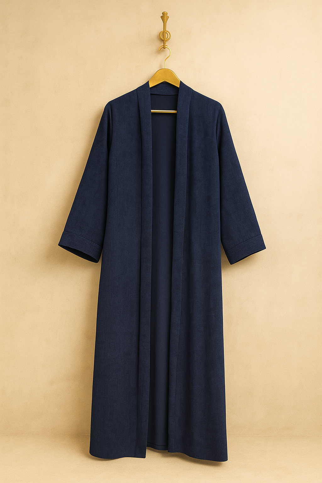 The Corduroy Coat - Deep Navy Blue