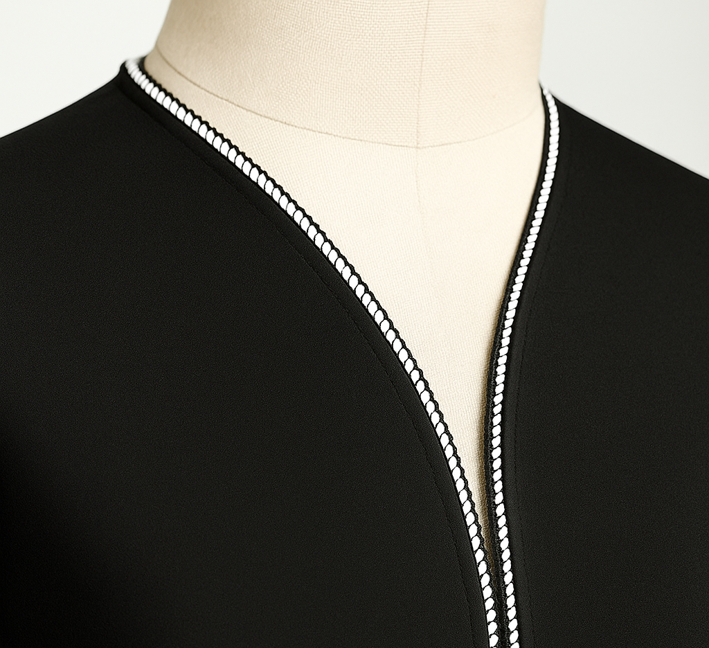 The Wave Abaya - Black