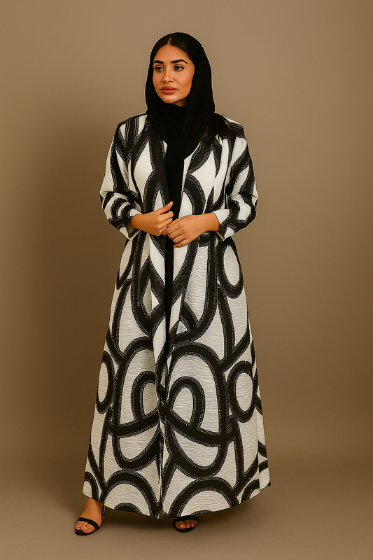 The Brushstroke Abaya