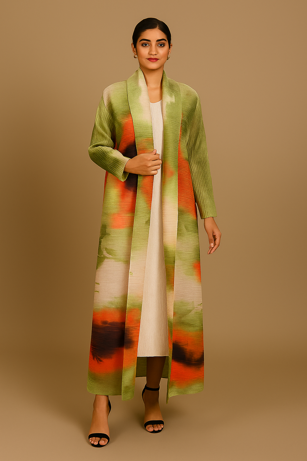 The Citrus Bloom Abaya