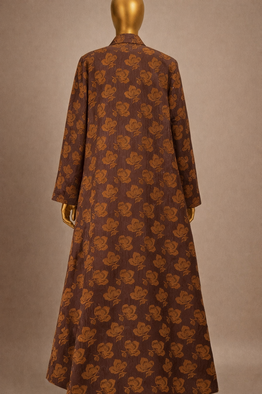 The Chocolate Bloom Abaya