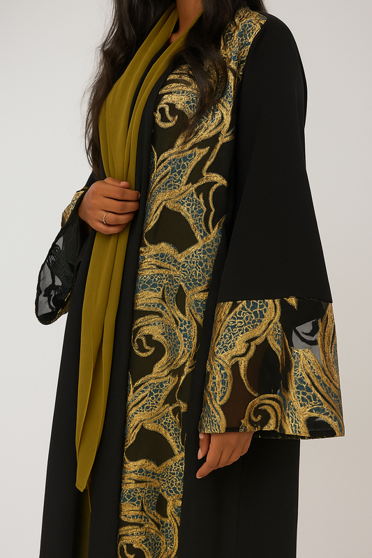 The Bold Brocade Abaya
