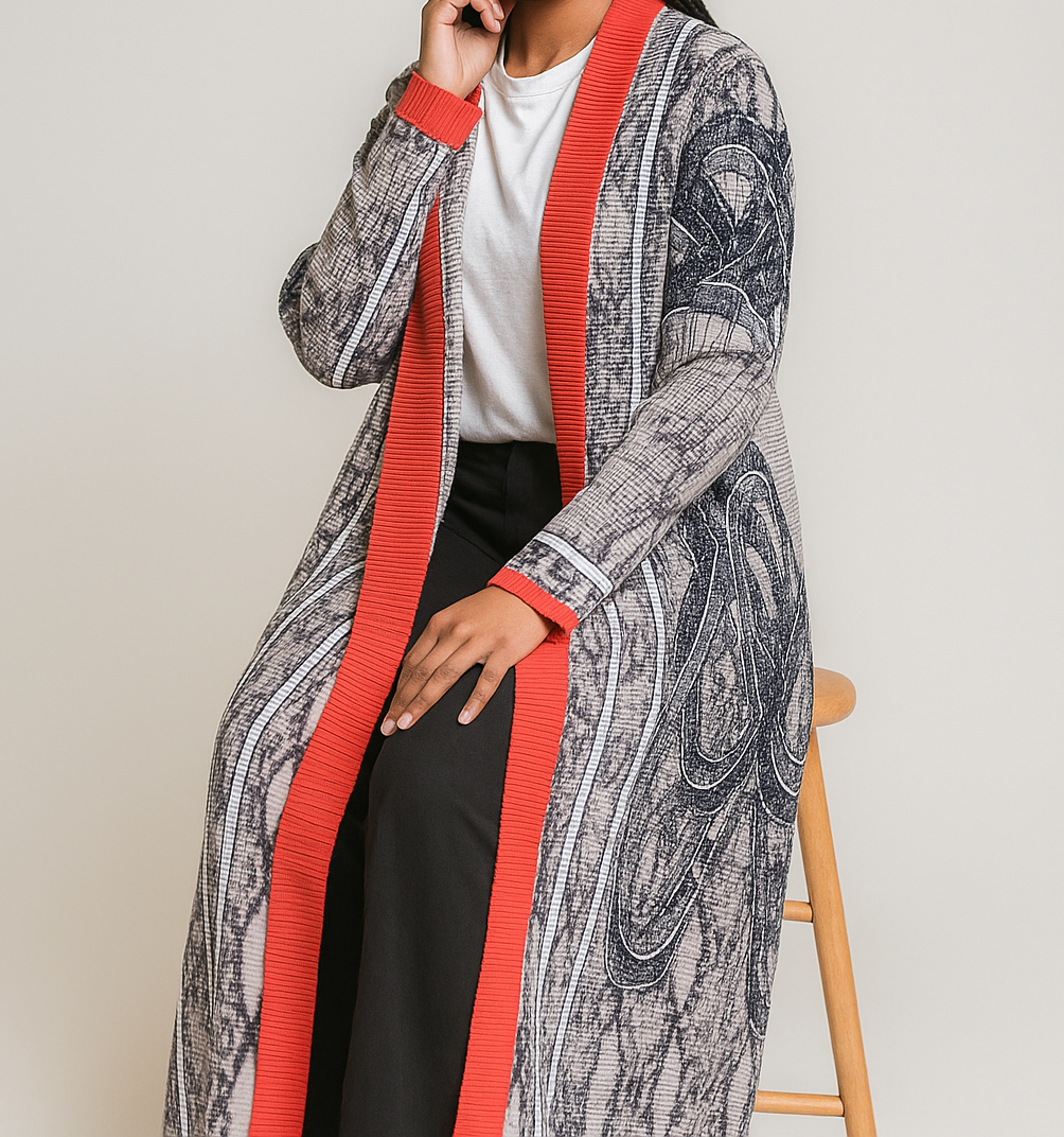 The Red Python Abaya